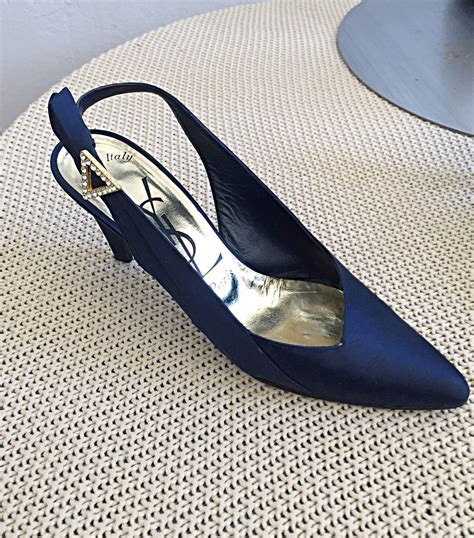 ysl heels blue bottoms|Women's Saint Laurent Heels .